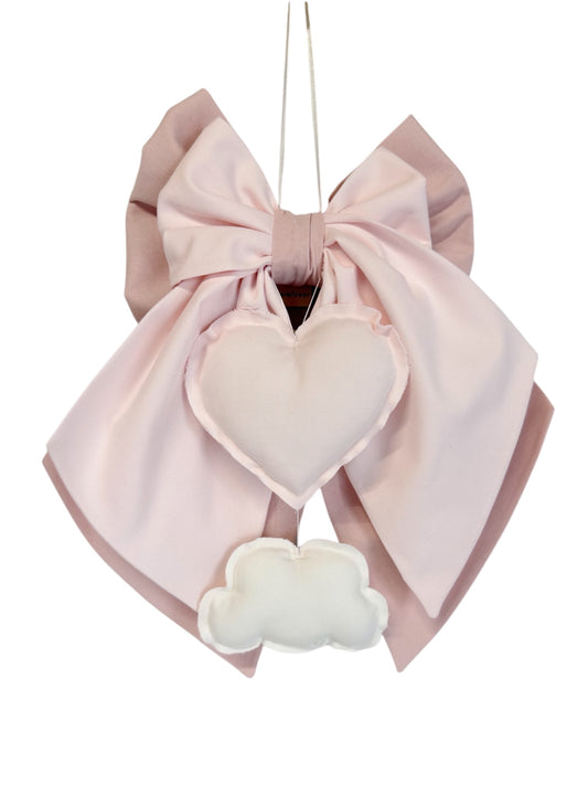 FIOCCO NASCITA Cipria e rosa baby