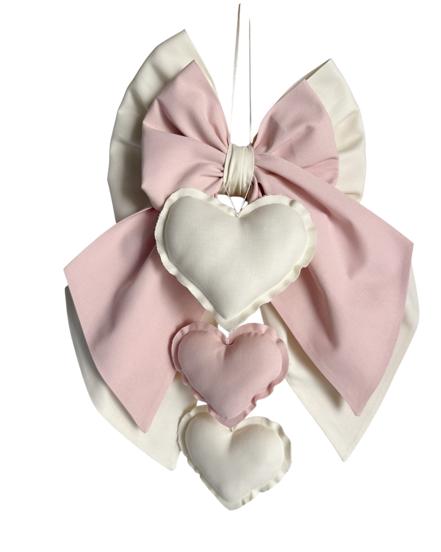 FIOCCO NASCITA Burro e rosa cipria