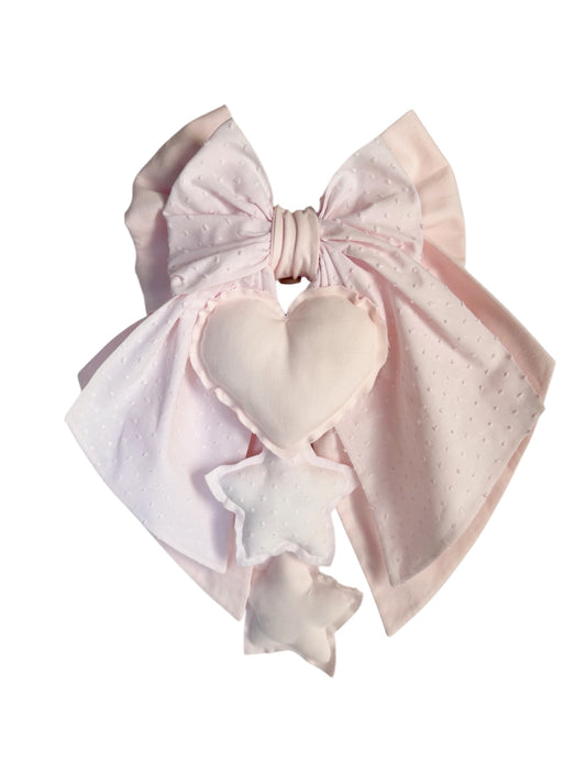 FIOCCO NASCITA Rosa baby (new color) e rosa baby plumetis