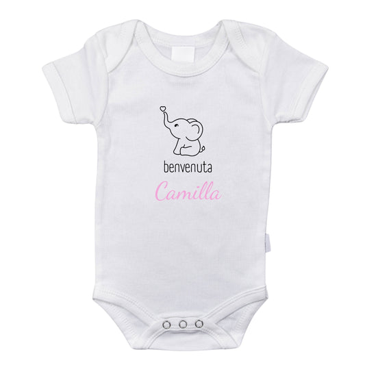 Body neonato benvenuto